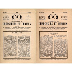 L'Intermédiaire des chercheurs et curieux n° 178 à 189 L'Intermédiaire des chercheurs et curieux n° 178 à 189