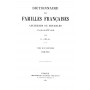 DICTIONNAIRE DES FAMILLES FRANCAISES OU NOTABLES - Tome 19