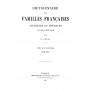 DICTIONNAIRE DES FAMILLES FRANCAISES OU NOTABLES - Tome 19