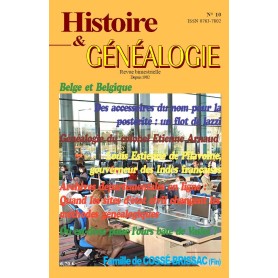Histoire et Généalogie n°10 Histoire et Généalogie n°10