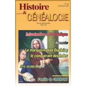 Histoire et Généalogie n°11 Histoire et Généalogie n°11