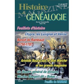 Histoire et Généalogie n°19-20-21 Histoire et Généalogie n°19-20-21