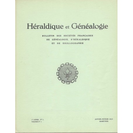 Héraldique et Généalogie n°1
