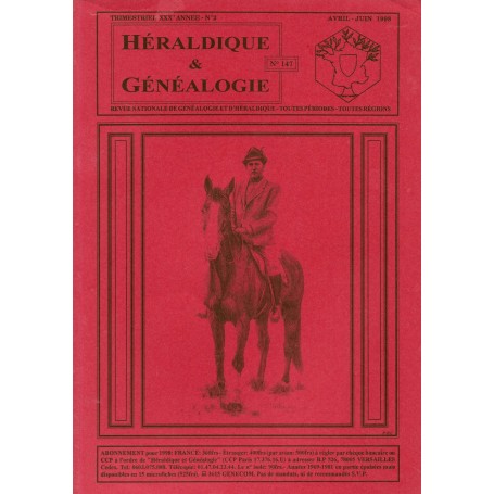 Héraldique et Généalogie n°147