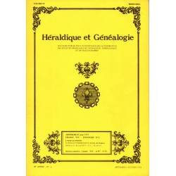 Héraldique et Généalogie n°56 Héraldique et Généalogie n° 56