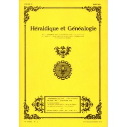 Héraldique et Généalogie n°57 Héraldique et Généalogie n° 52