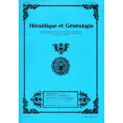 Héraldique et Généalogie n°58 Héraldique et Généalogie n° 58