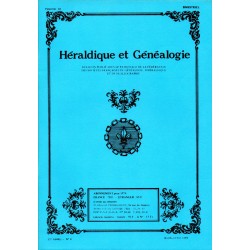 Héraldique et Généalogie n°59 Héraldique et Généalogie n°59