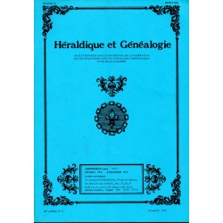 Héraldique et Généalogie n°60 Héraldique et Généalogie n°60