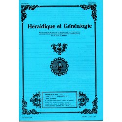 Héraldique et Généalogie n°61 Héraldique et Généalogie n°61