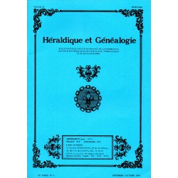 Héraldique et Généalogie n°62 Héraldique et Généalogie n°62
