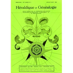 Héraldique et Généalogie n°85 Héraldique et Généalogie n°85