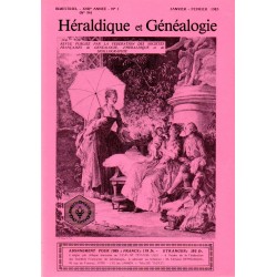 Héraldique et Généalogie n°94 Héraldique et Généalogie n°94