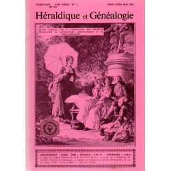 Héraldique et Généalogie n°95 Héraldique et Généalogie n°95