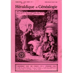 Héraldique et Généalogie n°96 Héraldique et Généalogie n°96