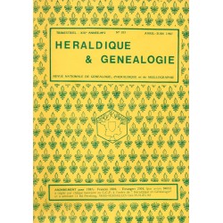 Héraldique et Généalogie n°103 Héraldique et Généalogie n°103