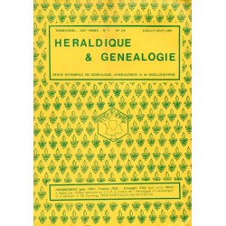 Héraldique et Généalogie n°104 Héraldique et Généalogie n°104