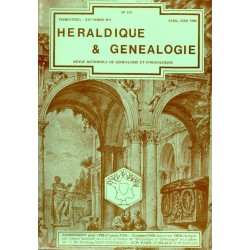 Héraldique et Généalogie n°107 Héraldique et Généalogie n°107