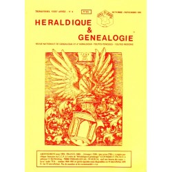 Héraldique et Généalogie n°121 Héraldique et Généalogie n°121