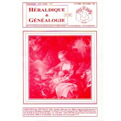 Héraldique et Généalogie n°133 Héraldique et Généalogie n°133