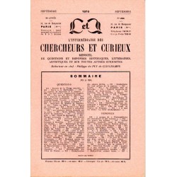 L'Intermédiaire des chercheurs et curieux n° 234 L'Intermédiaire des chercheurs et curieux n° 234