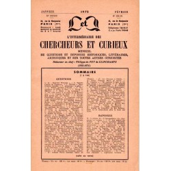 L'Intermédiaire des chercheurs et curieux n° 250/251 L'Intermédiaire des chercheurs et curieux n° 250/251