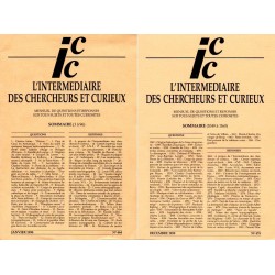 L'Intermédiaire des chercheurs et curieux n° 464 à 474 L'Intermédiaire des chercheurs et curieux n° 464 à 474
