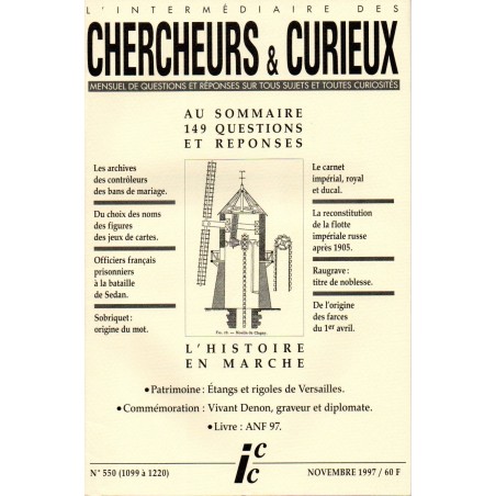 L'Intermédiaire des chercheurs et curieux n° 550