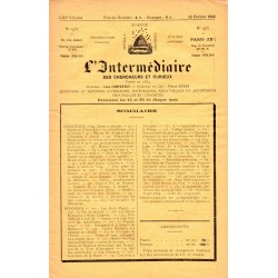 L'Intermédiaire des chercheurs et curieux n° 1931 L'Intermédiaire des chercheurs et curieux n° 1931