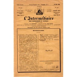 L'Intermédiaire des chercheurs et curieux n° 1937 L'Intermédiaire des chercheurs et curieux n° 1937