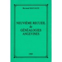 NEUVIEME RECUEIL DE GÉNÉALOGIES ANGEVINES