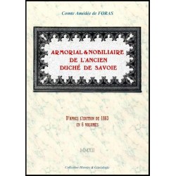 ARMORIAL ET NOBILIAIRE DE L'ANCIEN DUCHÉ DE SAVOIE - DVD ARMORIAL ET NOBILIAIRE DE L'ANCIEN DUCHÉ DE SAVOIE - volume 1
