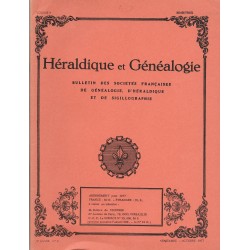 Héraldique et Généalogie n°50 Héraldique et Généalogie n°50
